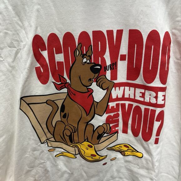 Vintage 90’s Scooby-Doo Pizza Tee With Exclusive Box Size XL - Picture 3 of 13